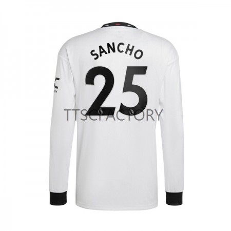 Manchester United Jadon Sancho 25 Borte Fotballdrakt 2022/23 Langermet